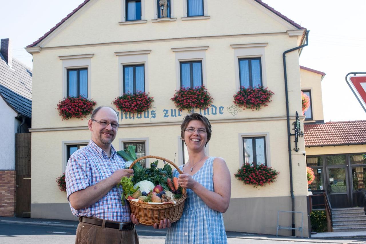 Hotel Zur Linde Gädheim Eksteriør bilde